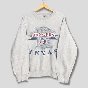 Vintage Texas Rangers Baseball Sweatshirt, Retro 90s MLB Texas Rangers Shirt Tee